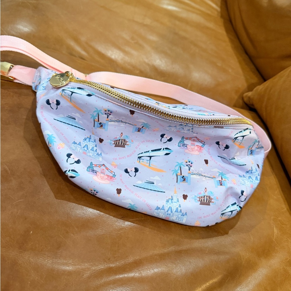 Large Stoney Clover Lane x Disney Parks Magic Kingdom 15.5 x 7.5 -Fanny Pack - Picture 4 of 5